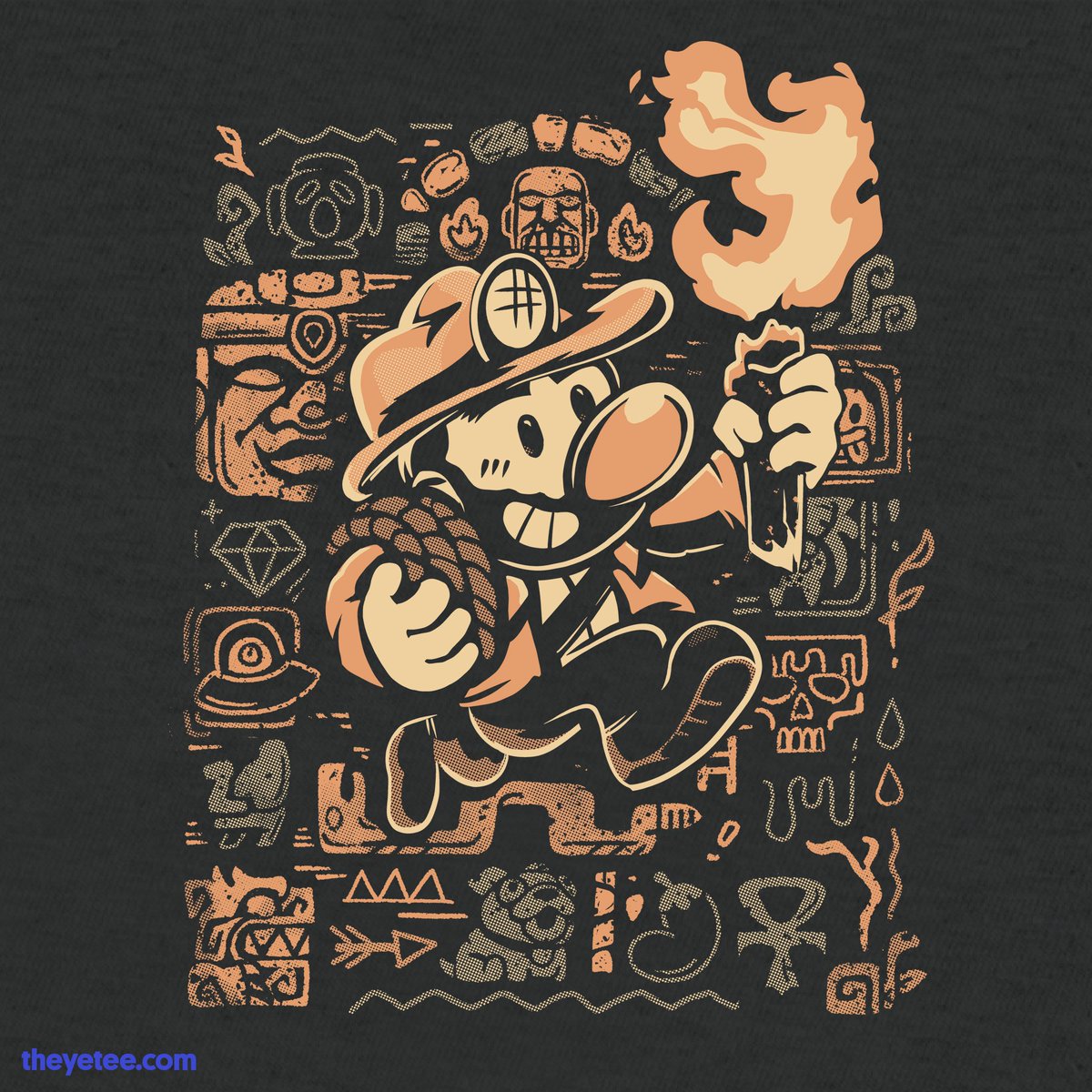 Thanks to <a href="/theyetee/">The Yetee @theyetee.com 🟦☁️🦋</a> and designer k_duffles for this fantastic SPELUNKY t-shirt for #SGDQ2025!

Available for preorder through July 13th!

Link in replies! 👇