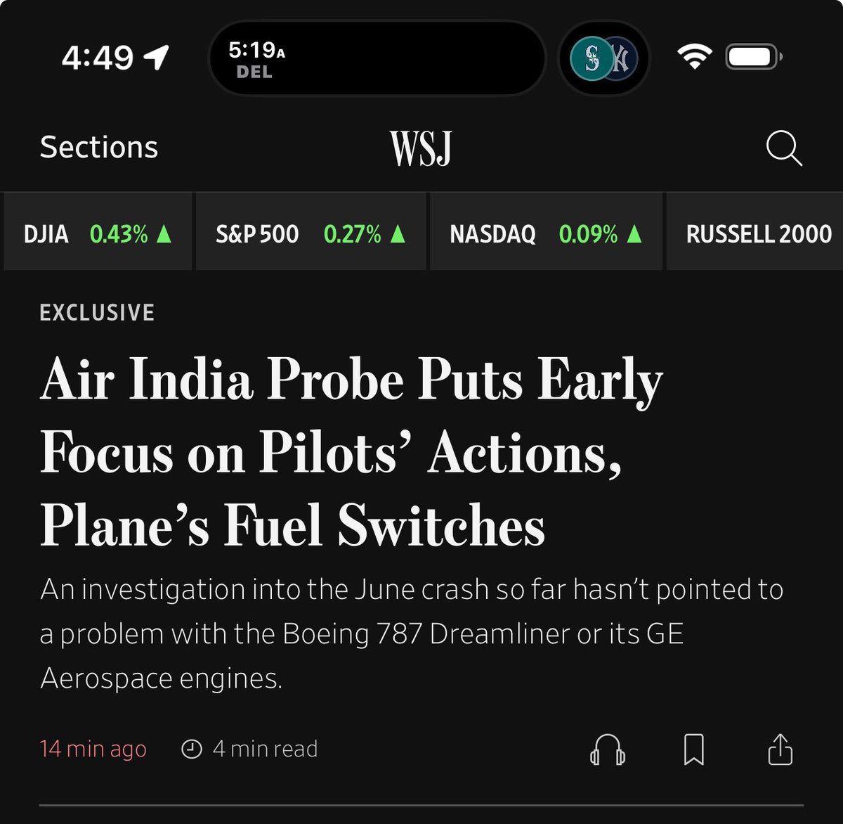 Jon Ostrower (@jonostrower) on Twitter photo The @wsj is a fine publication filled with some of the world’s best journalists. It was a team I was honored to be a part of. But calling this “Exclusive” while citing our “earlier reported” work on paragraph 14 is self-important, unprofessional and most importantly inaccurate. The @wsj is a fine publication filled with some of the world’s best journalists. It was a team I was honored to be a part of. But calling this “Exclusive” while citing our “earlier reported” work on paragraph 14 is self-important, unprofessional and most importantly inaccurate.