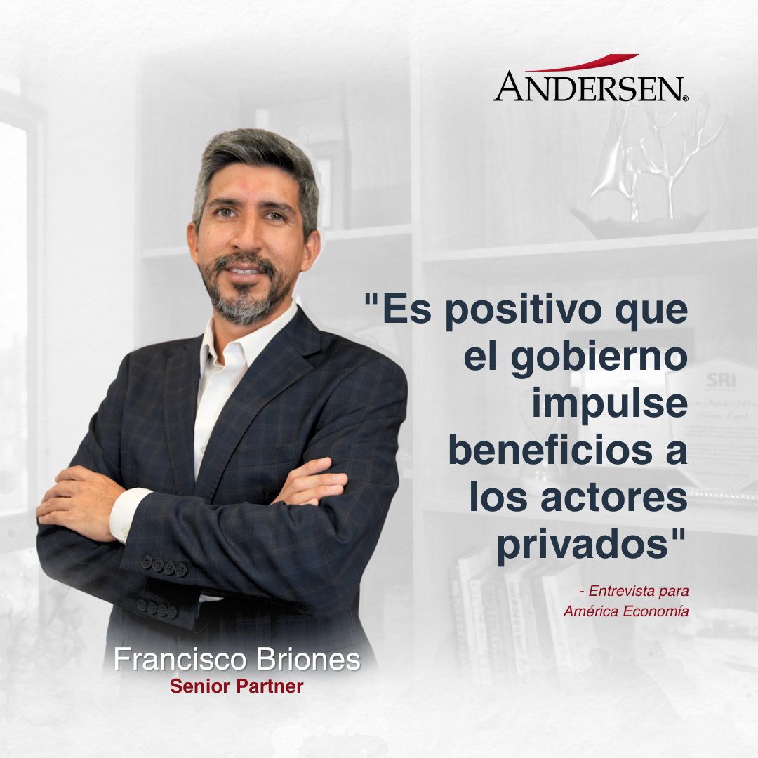 Andersen_EC's tweet image. #EntrevistasyOpinión 🗣️
Nuestro Senior Partner, @FcoBrionesR, analiza para @americaeconomia, sobre las implicaciones de la Ley Orgánica de Seguridad Nacional en el sector privado.
🔗 Lea la entrevista completa aquí👉 lnkd.in/dv7xPP97
#Andersen #AnalisisEconomico