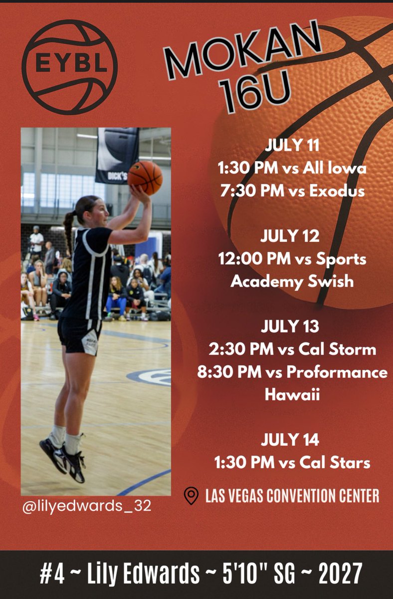 lilyedwards_32's tweet image. Schedule for Vegas! Let’s get it. @MokanGirls