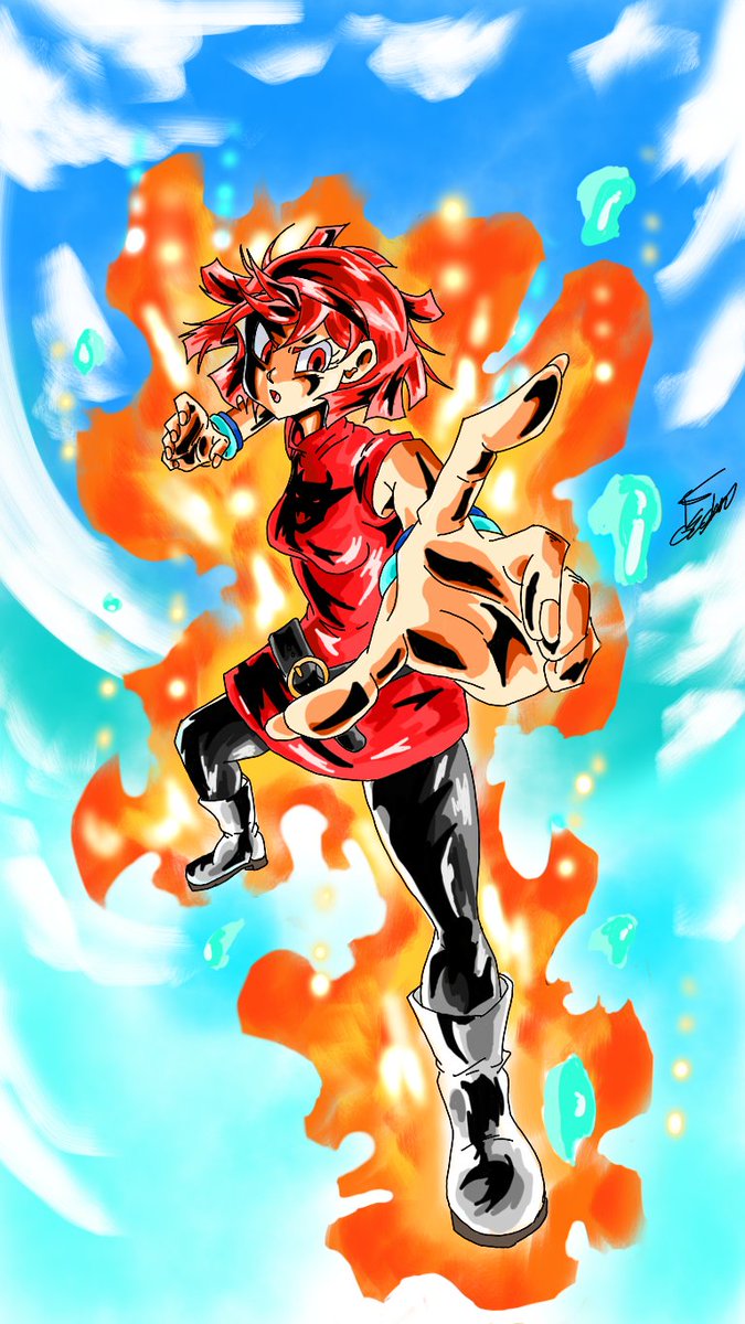 Cloudnine670's tweet image. Ssg videl redraw!
#DragonBallZ #videl #Fanart