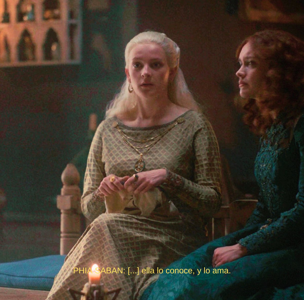 HelaemondLatino's tweet photo. Ewan y Phia hablando de amor cuando hablan de la relación entre Aemond y Helaena ♡ https://t.co/WFWb5scT4Y