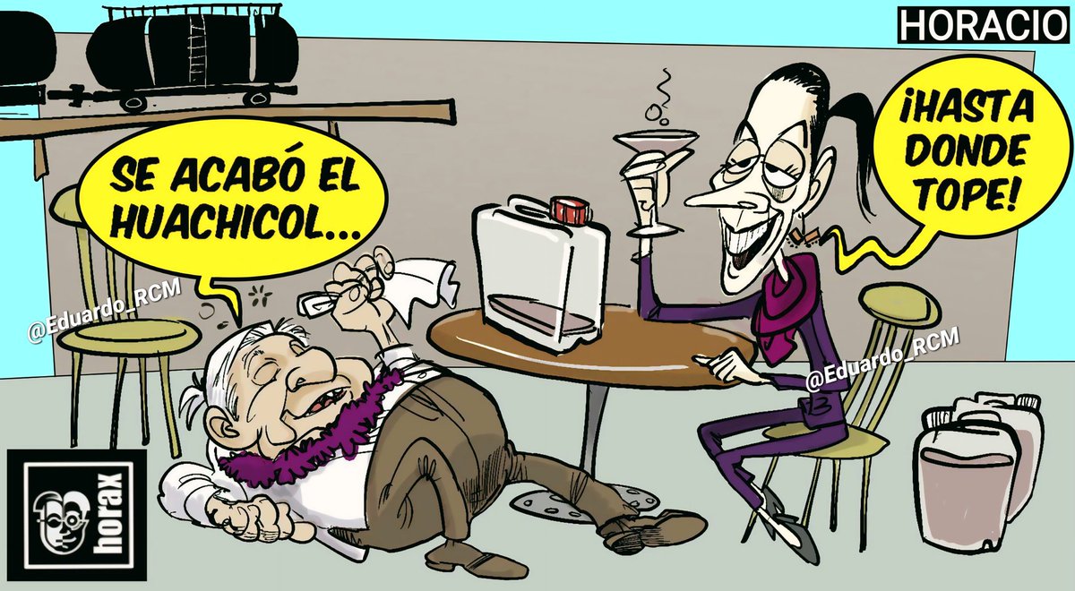 𝘾𝘼𝙉𝙏𝙄𝙉𝘼 "𝙀𝙇 𝘽𝙄𝙀𝙉𝙀𝙎𝙏𝘼𝙍"

Huachicol artesanal de primera calidad, añejado en finísimas barricas de triplay aglomerado. ¡Salud!
😁Cartón de Horacio
<a href="/Claudiashein/">Claudia Sheinbaum Pardo</a>🦎#DraVicepresidenta🧹<a href="/StateDept/">Department of State</a> <a href="/DEAHQ/">DEA HQ</a> <a href="/FBI/">FBI</a> <a href="/SecRubio/">Secretary Marco Rubio</a> #NarcoPresidenteAMLO <a href="/lopezobrador_/">Andrés Manuel</a>🤡 #ElCacas💩