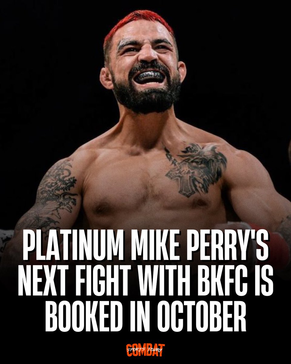 🚨Mike Perry will return to the BKFC ring on October 11th — opponent TBA. 

(via BKFC Champions Summit)