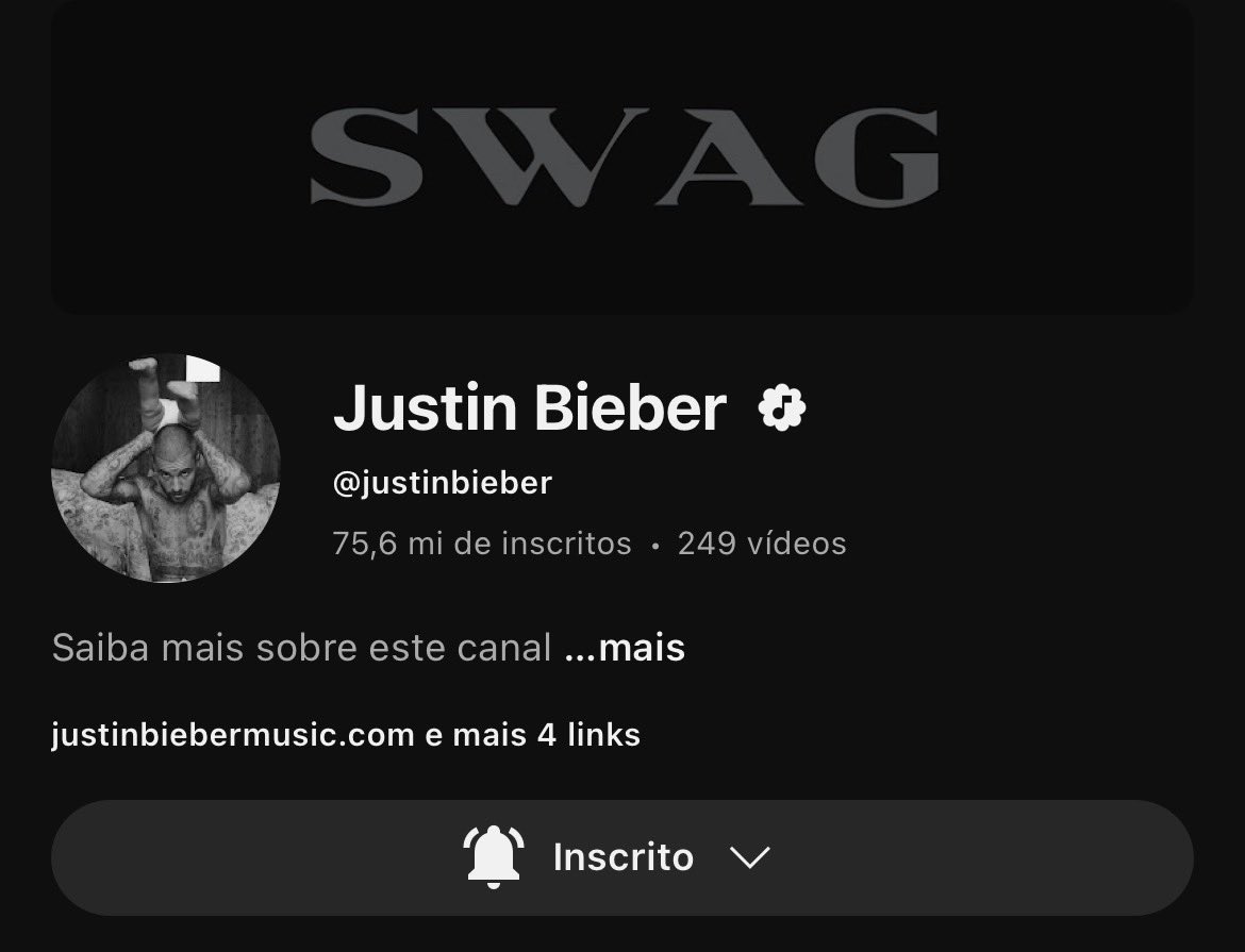 jbsuportebr's tweet image. ELE ESTÁ VOLTANDO! Justin Bieber também alterou o layout de sua conta no TikTok e no YouTube. ❤️‍🔥