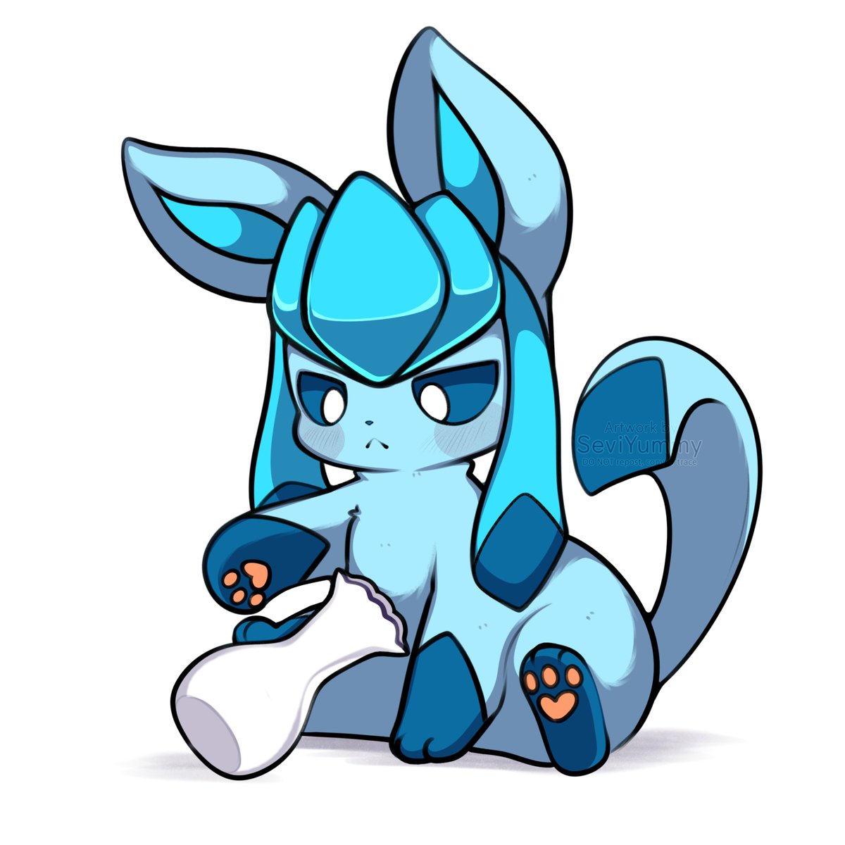 SeviYummy's tweet image. If Eeveelutions were like real pets:
Glaceon knocking over your favorite vase