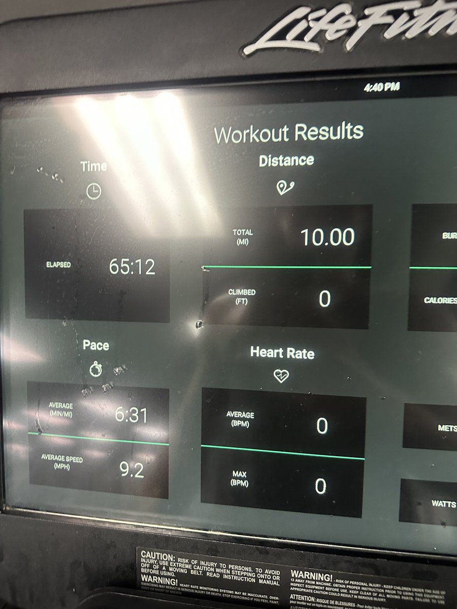 10 miles 6:31 pace ✅✅🦾