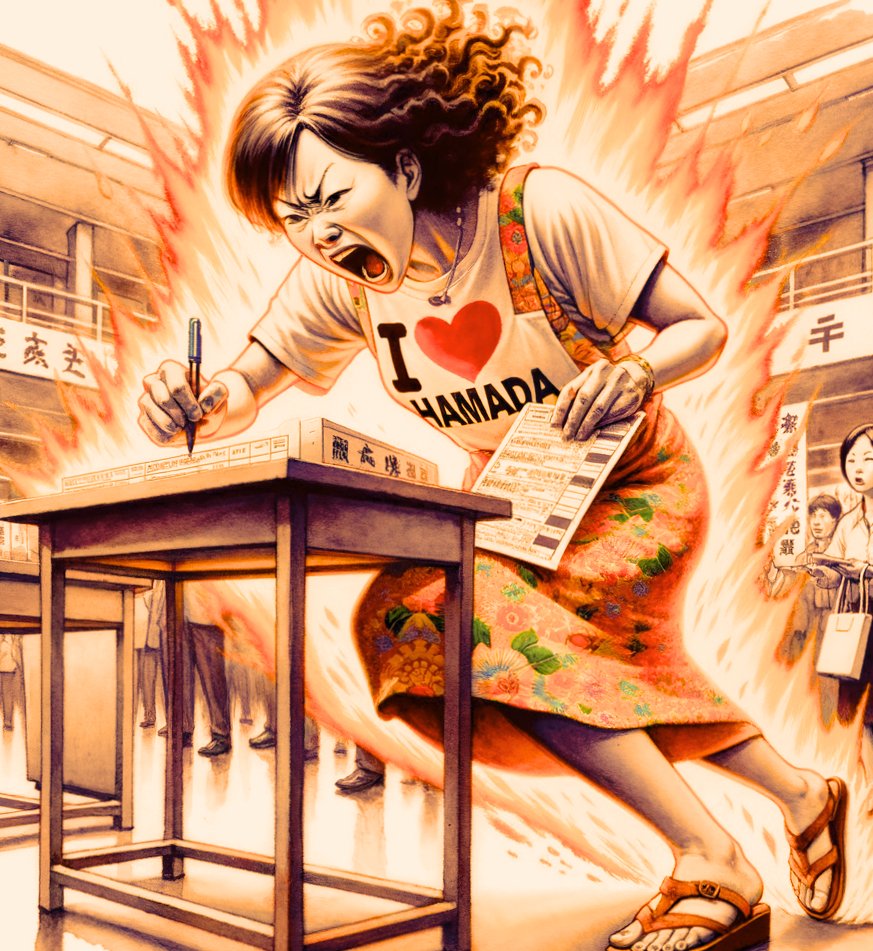 harmony_withU's tweet image. あくまで投票所では冷静に。
参議院選挙は【 浜 田 聡 】先生に一筆入魂してきます🔥
#浜田聡  #浜田聡を国会へ
#NHK党   #参議院選挙2025