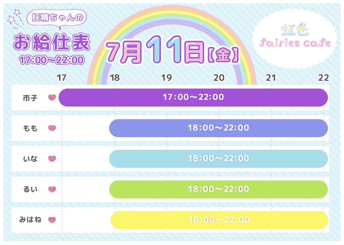 虹色fairies cafeのツイート