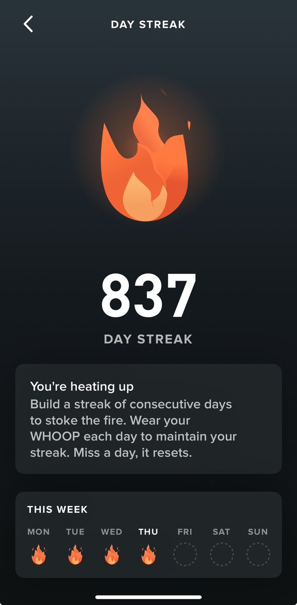 gregorycampion's tweet image. New feature from @WHOOP
837 days feels… substantial.