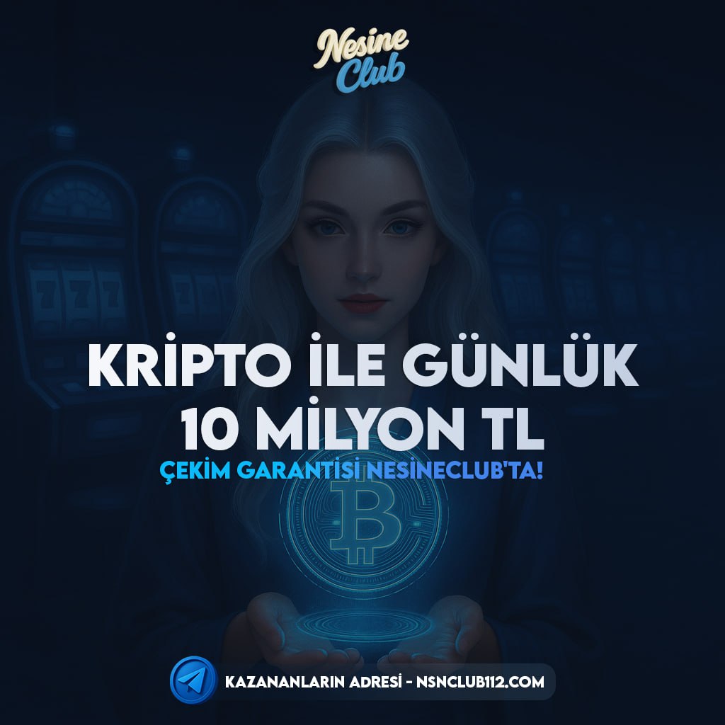 NesineClub's tweet photo. 💎 Kripto ile Kazananların Tercihi!
Artık günlük çekim limiti tam 10.000.000 TL!
✅ Üst limit yok, sorun yok
✅ BTC, USDT ve daha fazlası
✅ Hızlı transfer – Şartsız ödeme
💰 Büyük oynayanların evi: Nesine Club
📲 Şimdi katıl 👉 https://t.co/yj8n7gYqIS

#KriptoBahis #NesineClub #BitcoinBonus #HighRoller #10MilyonTL #nsnclub #nesine #sport #casino #slot #poker #bonus #freespin #jackpot #zoomcasino #slotgame #onlinecasino