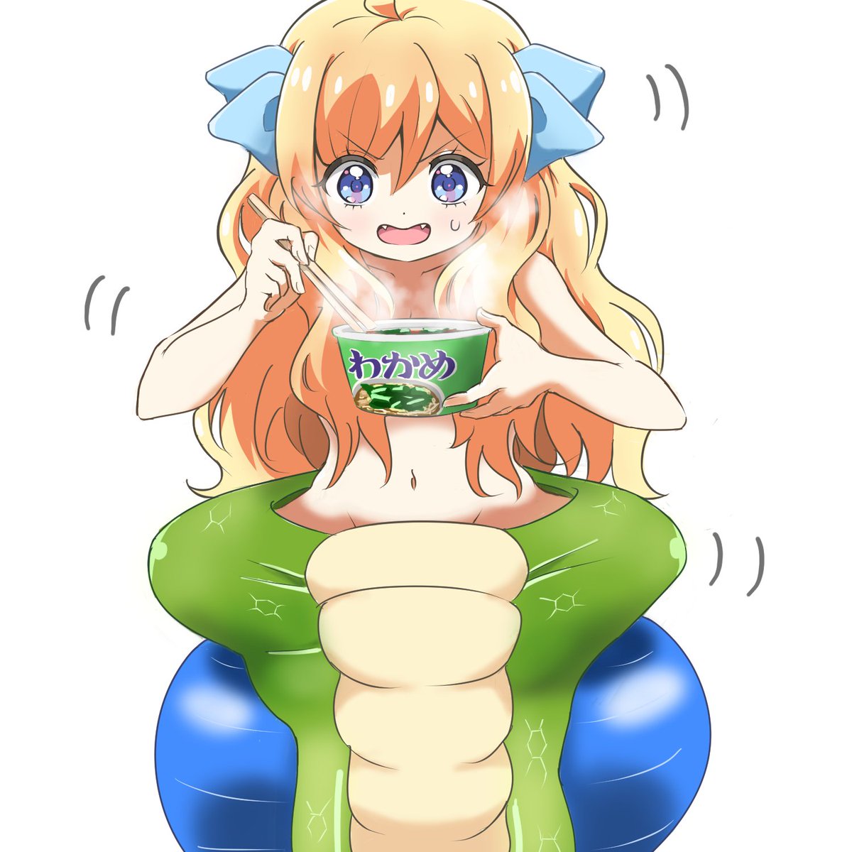 isakuns's tweet image. バランスボールチャレンジ
#ラーメンの日
#邪神ちゃんドロップキック