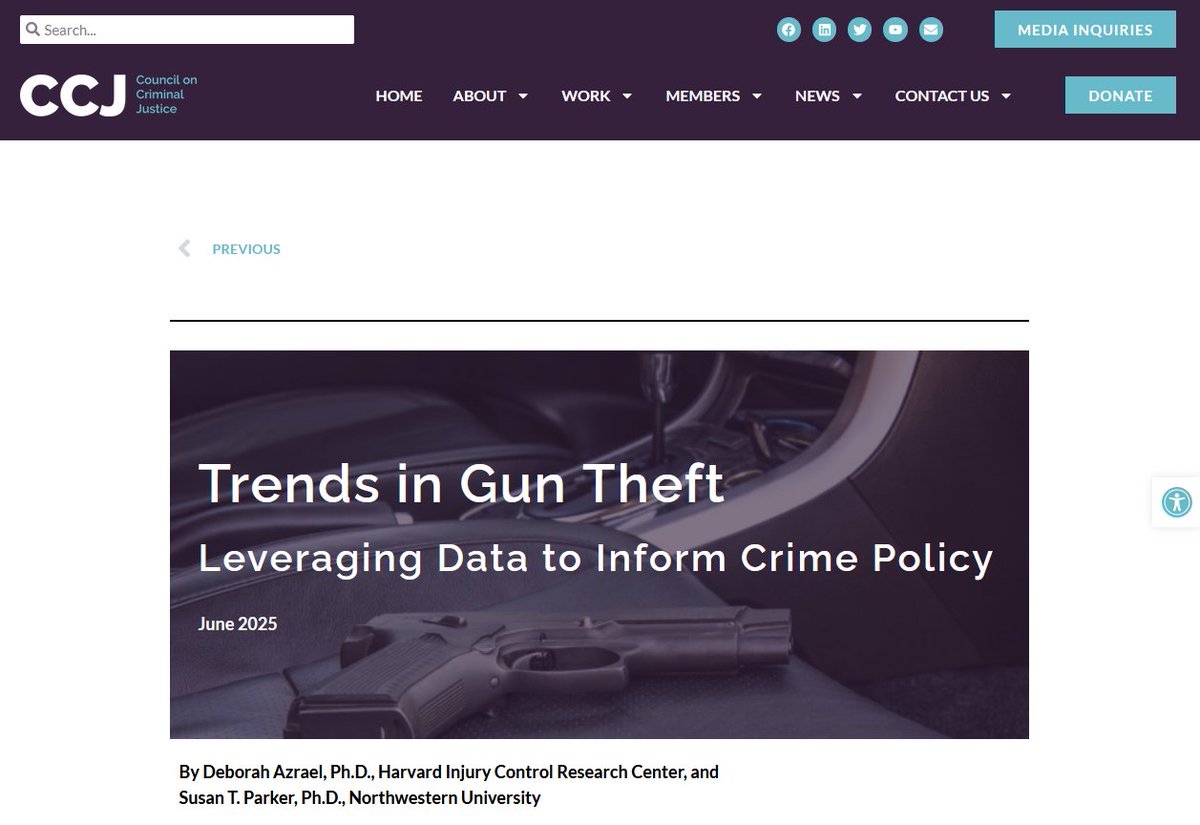 CCRKBArms's tweet image. "GUN FREE ZONES" RESPONSIBLE FOR INCREASED GUN THEFTS FROM CARS
"A legally-owned firearm is safest when it is in the possession of its owner." —CCRKBA Chairman @BowTieGunGuy
ccrkba.org/2025/07/10/gun…