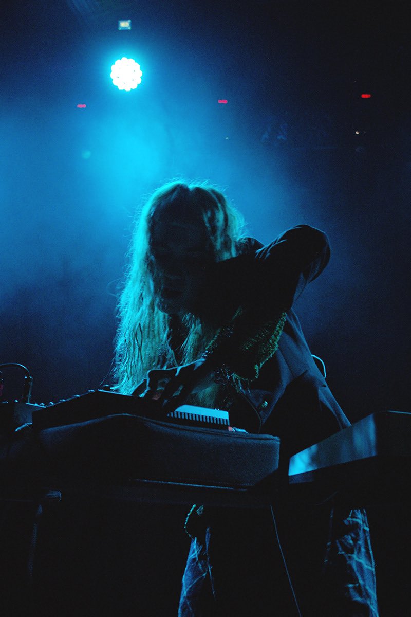 hourlygrimes's tweet image. Grimes performing at Kägelbanan in Stockholm, Sweden, May 23rd 2012.