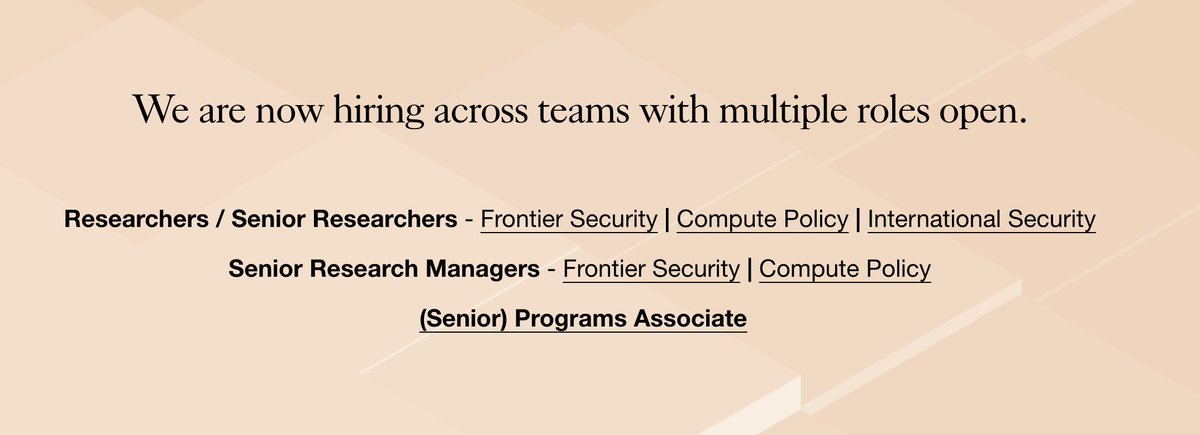 🚨 IAPS is hiring a lot! Potentially 10+ people across 6+ roles. Now's a great time to apply, refer your friends, or refer your competent enemies.

iaps dot ai slash careers