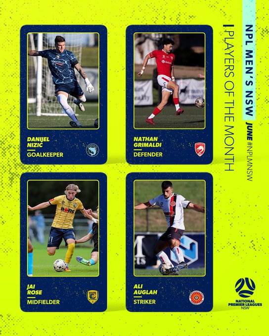 CCMariners's tweet image. Congratulations to Jai Rose who has been named @NPLNSW Midfielder of the Month for June! 🌟
🔥 A stellar month for the 17-year-old saw him score two stunning goals and register three assists in five games.
Keep up the great work, Jai! 💪
#CCMFC | @aleaguemen