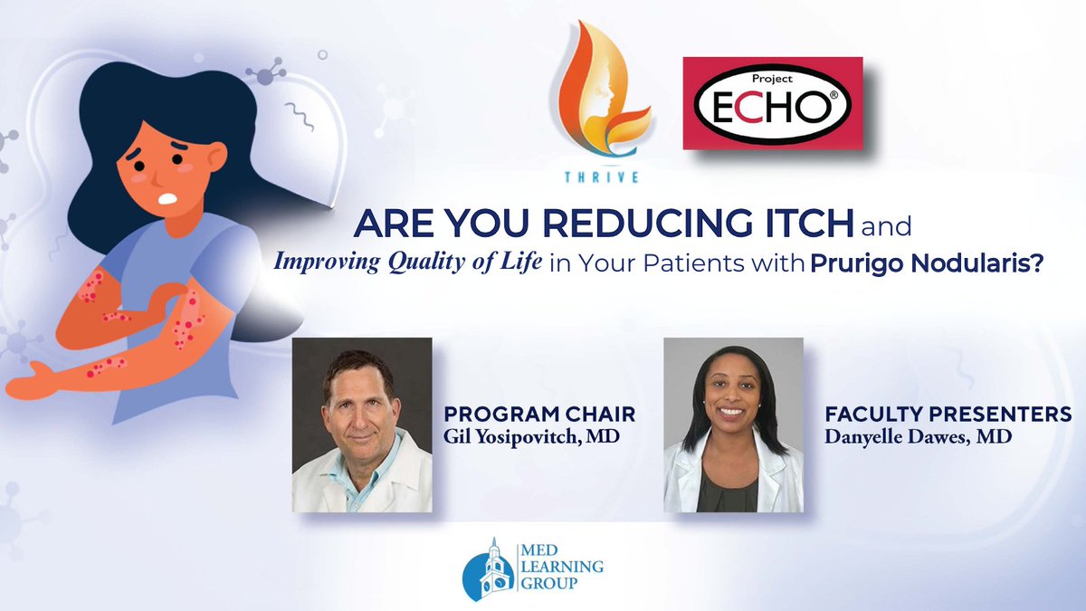 AMA Ed Hub™ (@amaedhub) on Twitter photo From <a href="/MLG_CME/">Med Learning Group</a> – Expand your knowledge and skills in managing prurigo nodularis through this case-based presentation led by <a href="/DanyelleDawesMD/">Danyelle Dawes, MD, FAAD</a>. Learn best practices, diagnostic approaches, and treatment options to improve patient outcomes.
amaedhub.org/4lnogd5 From <a href="/MLG_CME/">Med Learning Group</a> – Expand your knowledge and skills in managing prurigo nodularis through this case-based presentation led by <a href="/DanyelleDawesMD/">Danyelle Dawes, MD, FAAD</a>. Learn best practices, diagnostic approaches, and treatment options to improve patient outcomes.
amaedhub.org/4lnogd5