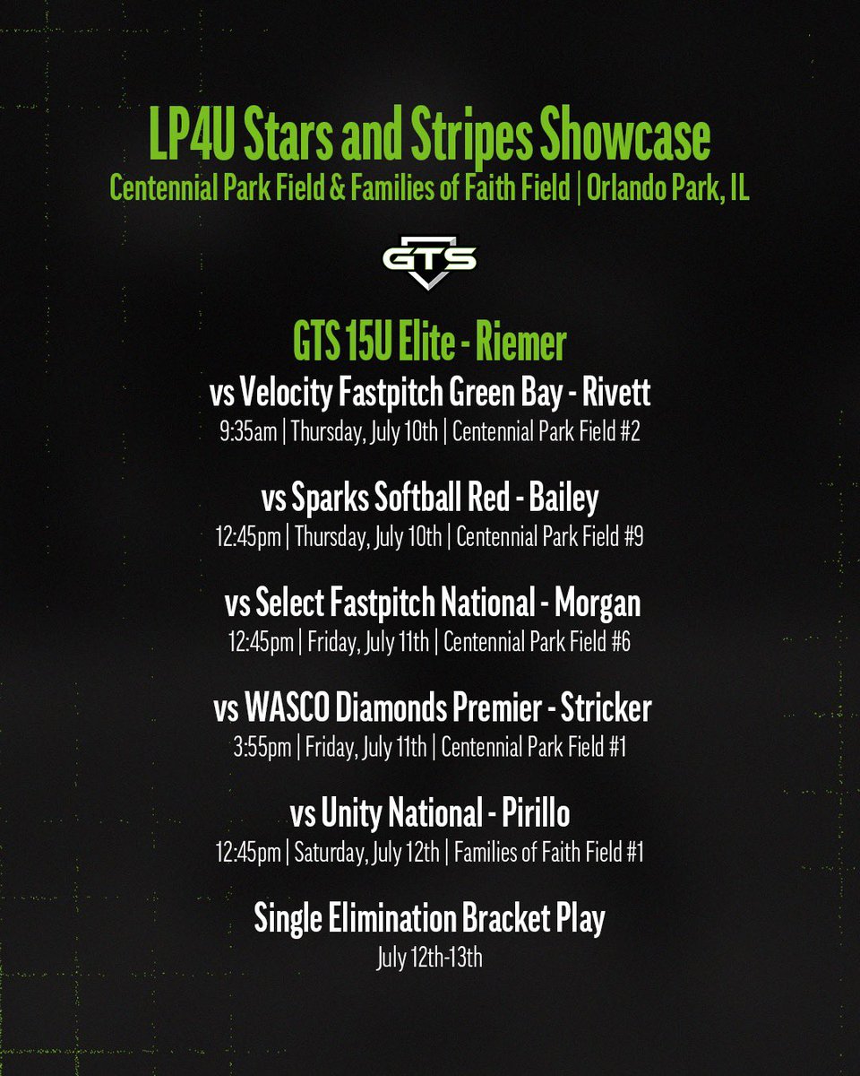 Stop by our tournament this weekend!!