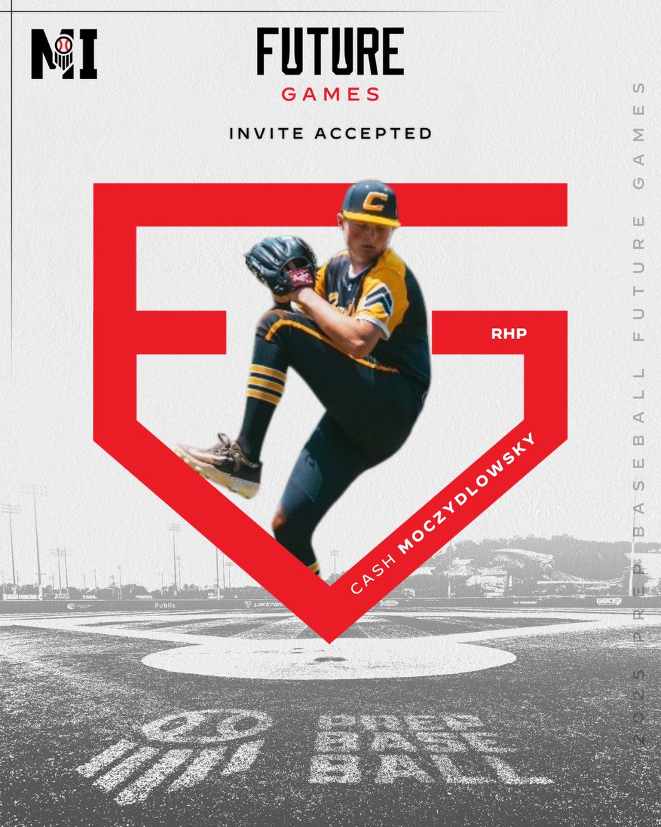 PrepBaseballMI's tweet image. 𝙄𝙣𝙫𝙞𝙩𝙚 𝘼𝙘𝙘𝙚𝙥𝙩𝙚𝙙 ✅

2027 RHP Cash Moczydlowsky (New Boston Huron) is headed to LakePoint for #PBFG25 

Competitor on the mound working mid to upper 80s w/ FB. Strong track record of production including a dominant outing at #MWSSG24 

@CashMuzzy | @NBHuronBaseball