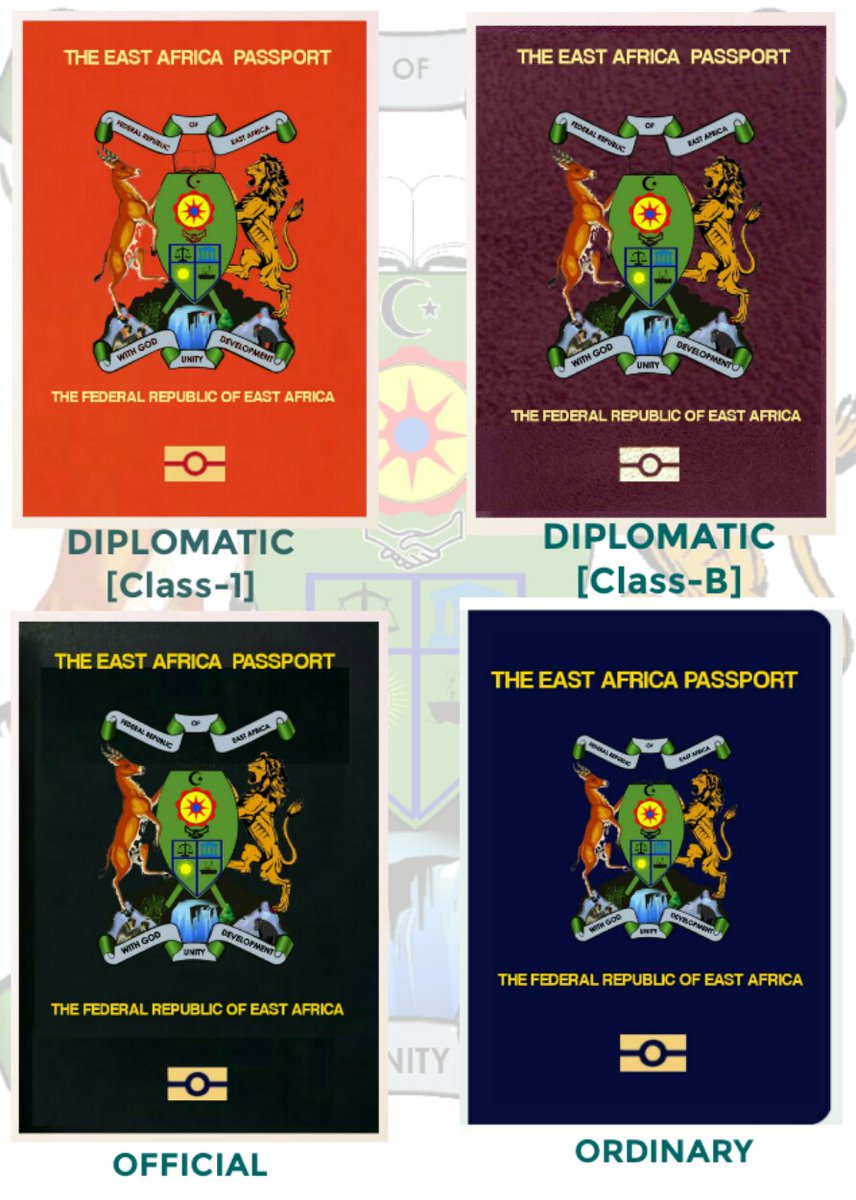 Good Morning East Africans we are about to show you the Sample of the real <a href="/EastAfricaGov/">Government of East Africa.</a> Passport.
