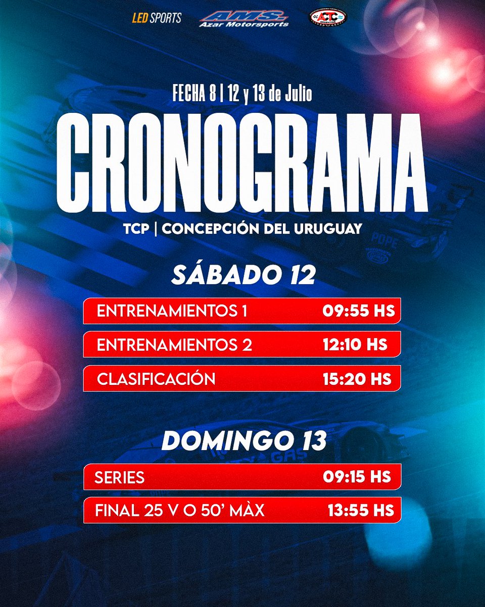 Los horarios del #TCenConcepcion