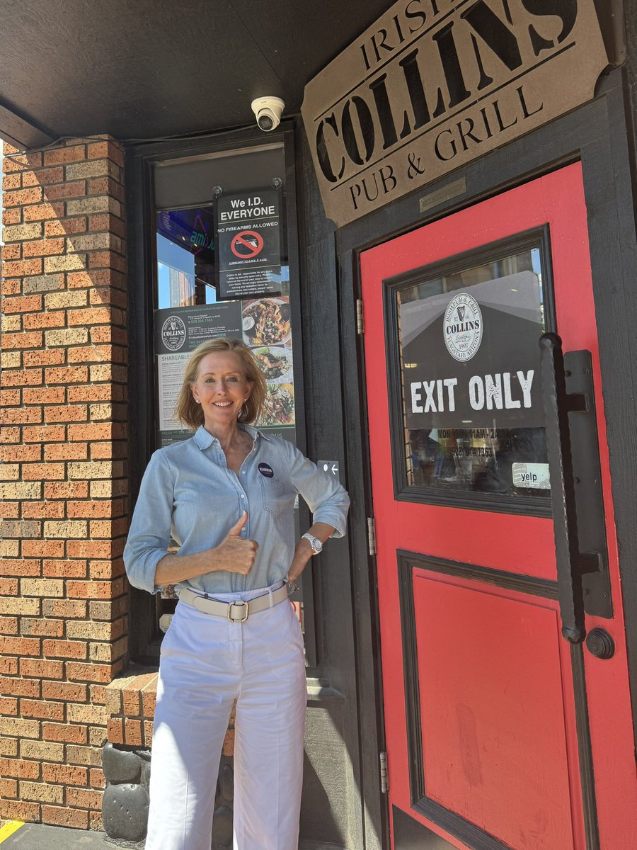 KTaylorRobson's tweet image. Stopped in Flagstaff for lunch at Collins Irish Pub &amp;amp; Grill and ran into some supporters along the way!