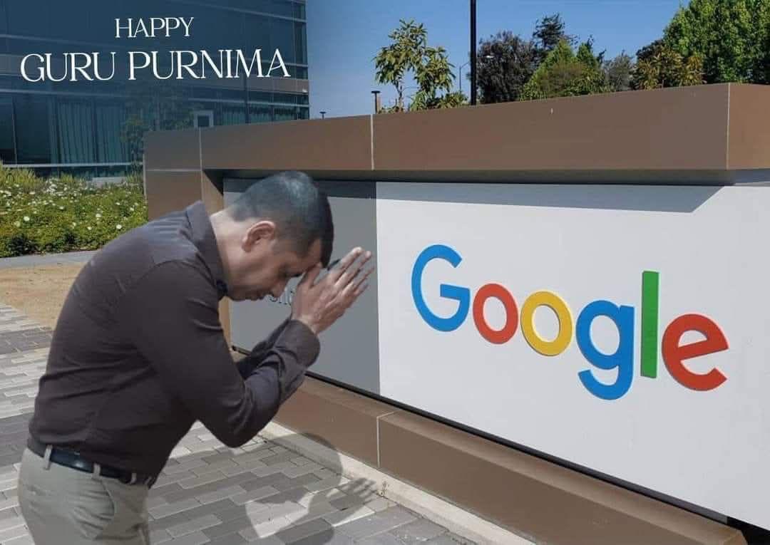 Ananth_IRAS's tweet image. #GuruPournima, in a lighter vein! 😜 #HappyGuruPurnima