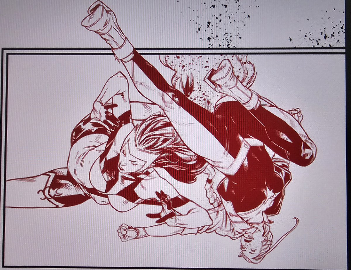 Farid_KrK's tweet image. Work in Progress...Scarlet Witch and Captain Marvel.
Art by me.
(The script said they're fighting back to back, this is my interpretation of it, lol)