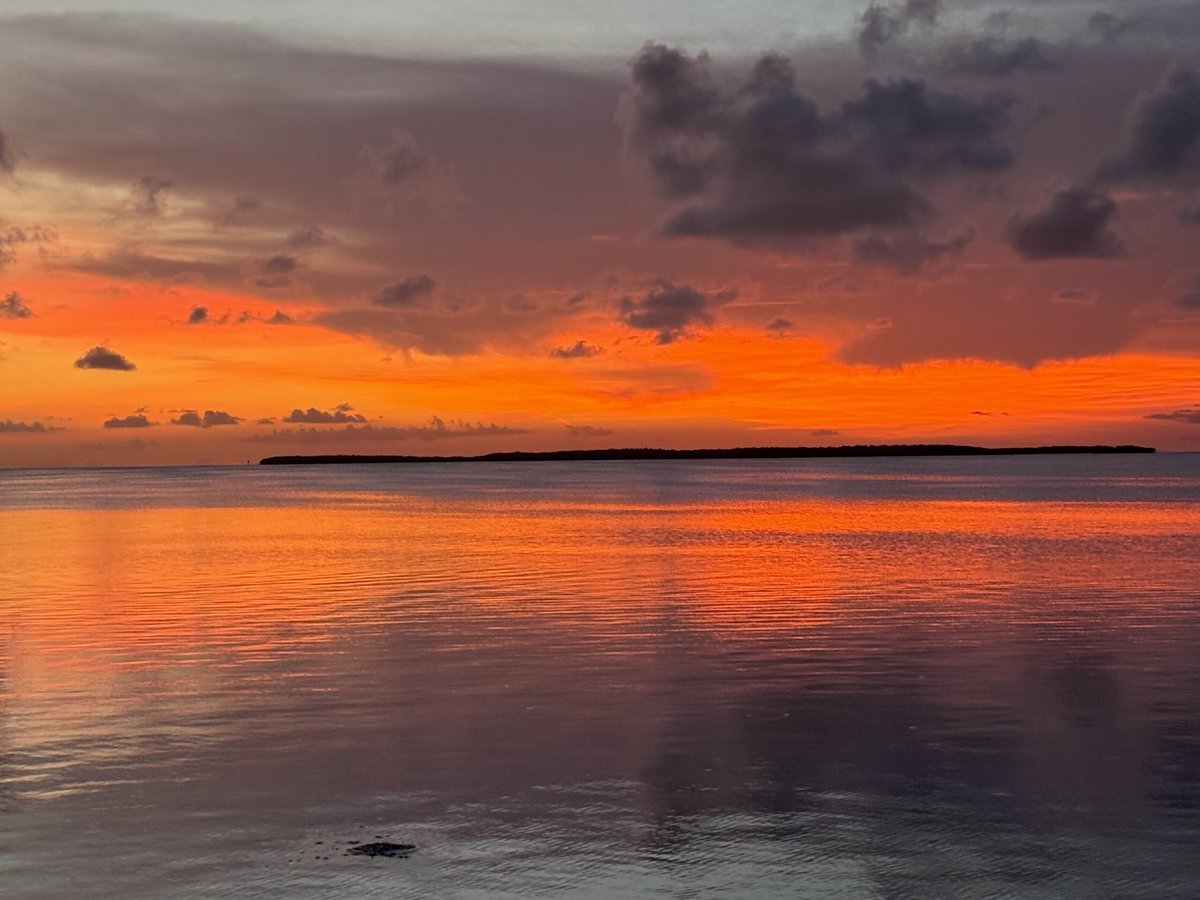 a perfect sunset