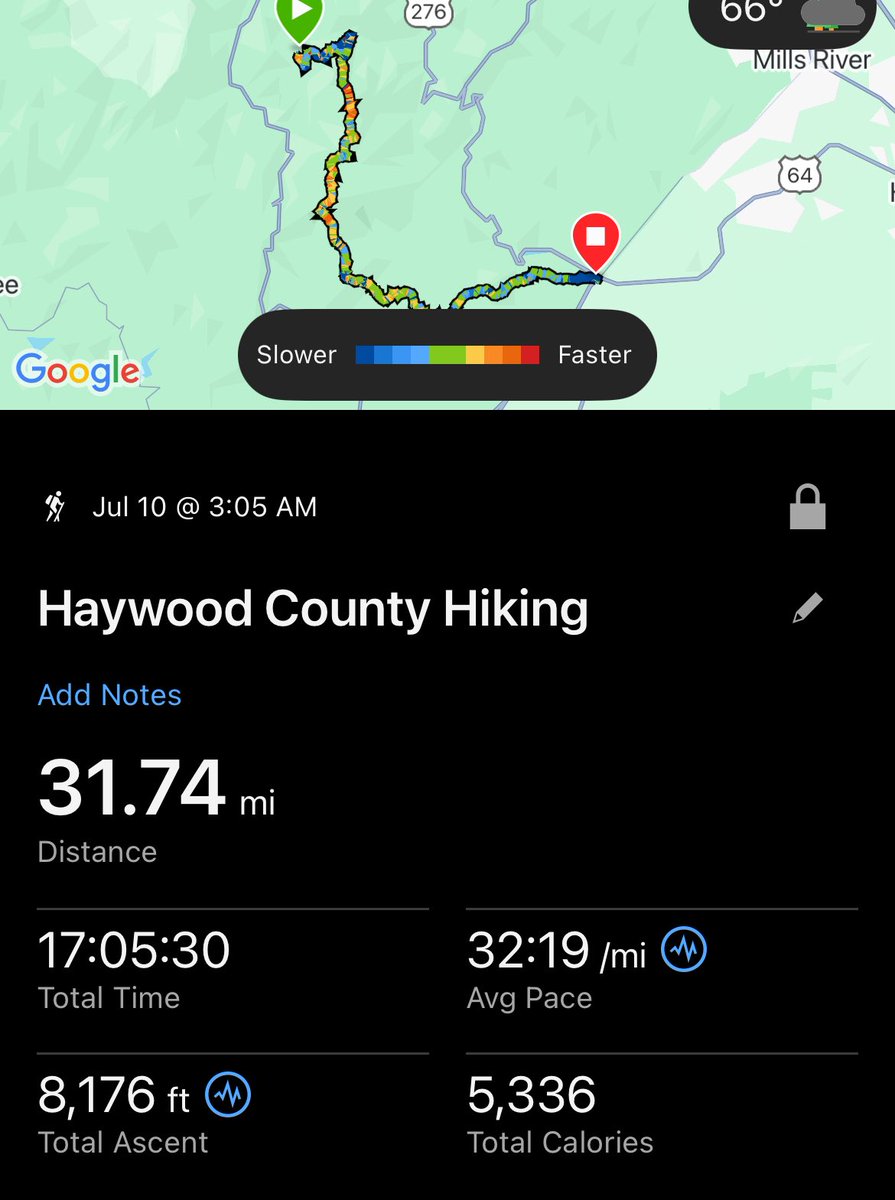 AndrewOtazo's tweet image. Today was another huge day! I finished the longest hike of my life by completing the entire Art Loeb Trail in 17 hours