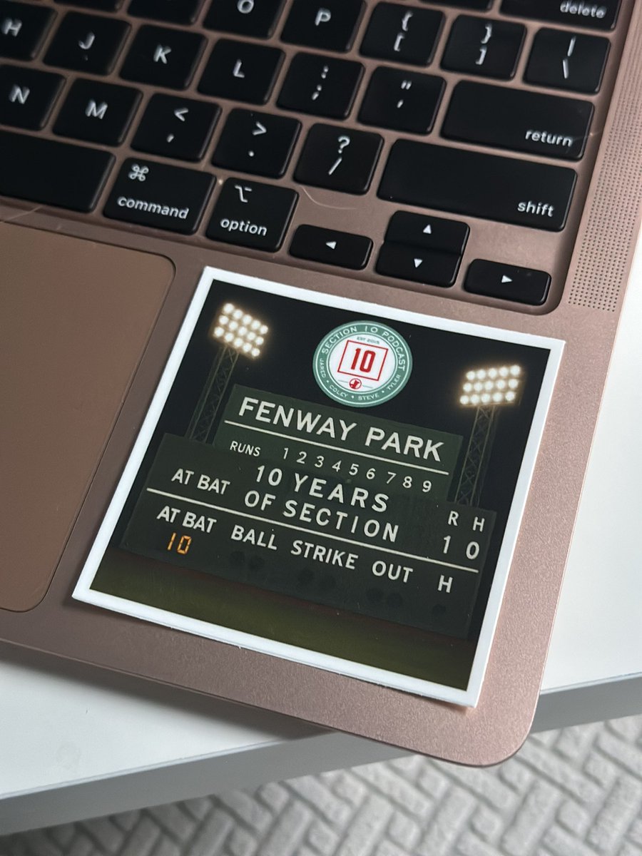 CustomJMCDesign's tweet image. Ask and you shall receive. Celebrate the @Section10Pod 🔟th Anniversary with this special sticker! @Jared_Carrabis customdesignsbyjenna.etsy.com/listing/432793…