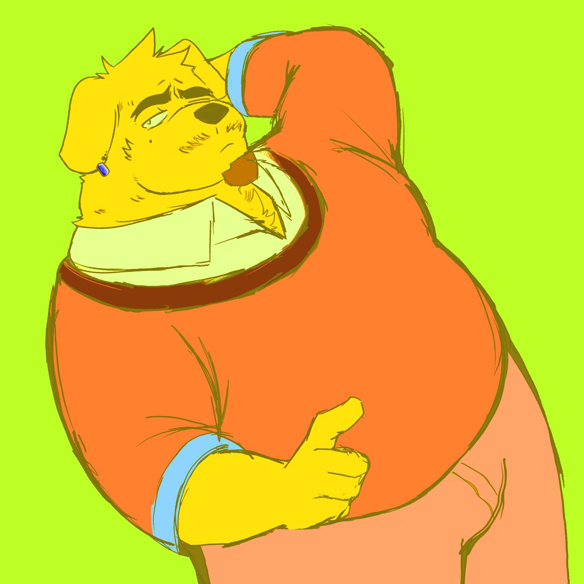 A doodle I did yesterday for a friend