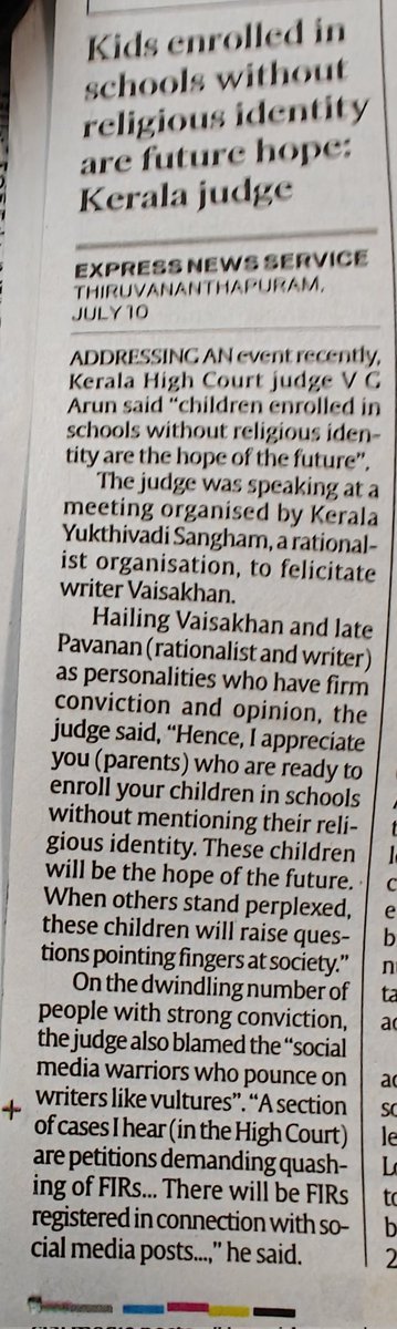 Indian Express 11.07.2025