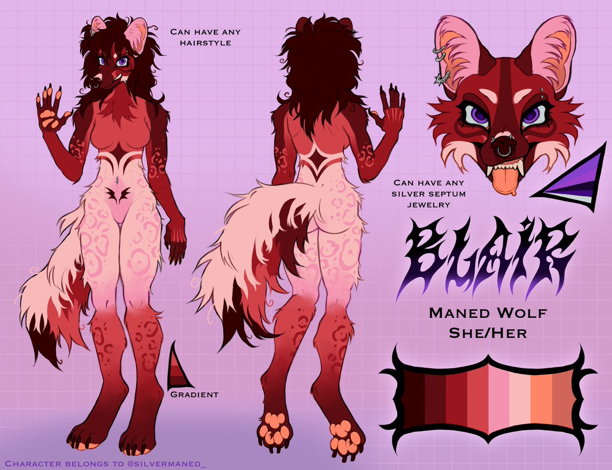 silvermaned_'s tweet photo. Basically had to force myself to make this ref but it's done!! Art block hit me at the worst time 💔
#furry #art #referencesheet https://t.co/XFftoJ36D8