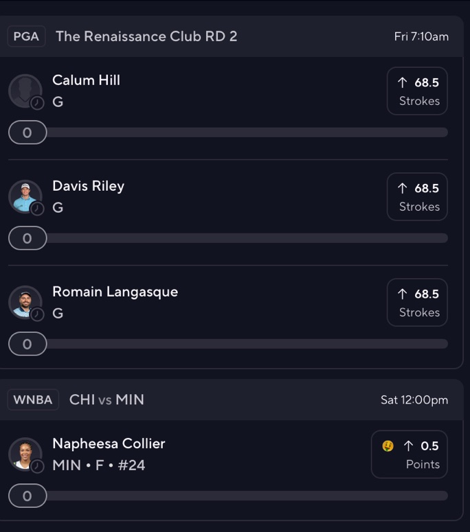 Cashflowbets_'s tweet photo. PrizePicks PGA + WNBA Free Square 8.5x https://t.co/iVgI6MAEvS