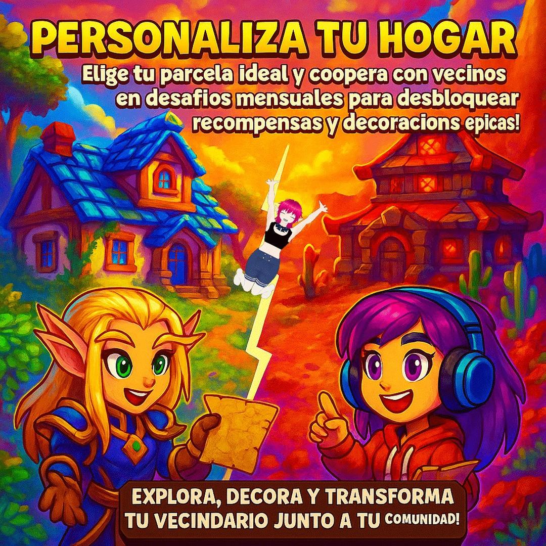 kroxtuber's tweet photo. 🏠 ¡Los vecindarios llegan a World of Warcraft! Personaliza tu casa, elige tu parcela y coopera con vecinos para desbloquear decoraciones épicas.
🔥 Vive con amigos o aliados, decora a tu estilo y transforma Azeroth.
#WoW #VecindariosWoW #HousingWoW #Blizzar https://t.co/kWyLRi2ogc