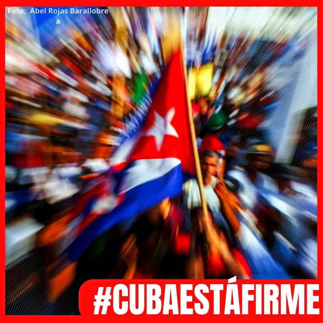 A quien intenté apoderarse de #Cuba recogerá el polvo anegado en sangre si antes no perece en la lucha.
#CubaEstáFirme ❤️X 🇨🇺