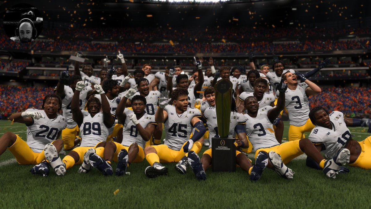 SebaBaughller's tweet photo. You love to see it 〽️〽️〽️ #GoBlue #CollegeFootball26 @UMichFootball @EASPORTSCollege https://t.co/lPo2Kf8slr
