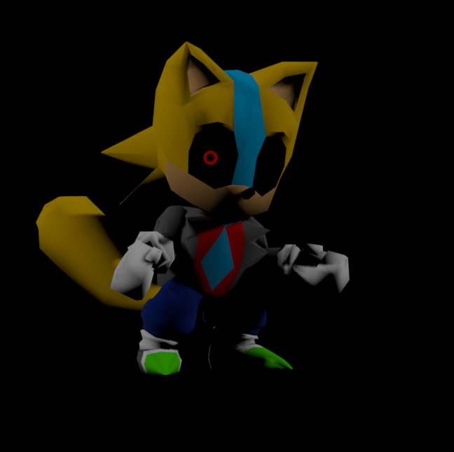 _ALI2009_'s tweet image. Sonic mania model I made for myself #SonicMania #sonicexe #model #blender