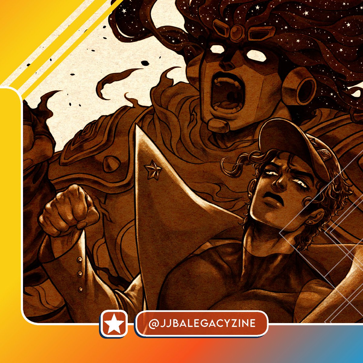 We can't wait to see The Snipster's JJBA legacy! 

JJBA fan artists and writers, what will your legacy be?   jjbalegacyzine.carrd.co/#contributors