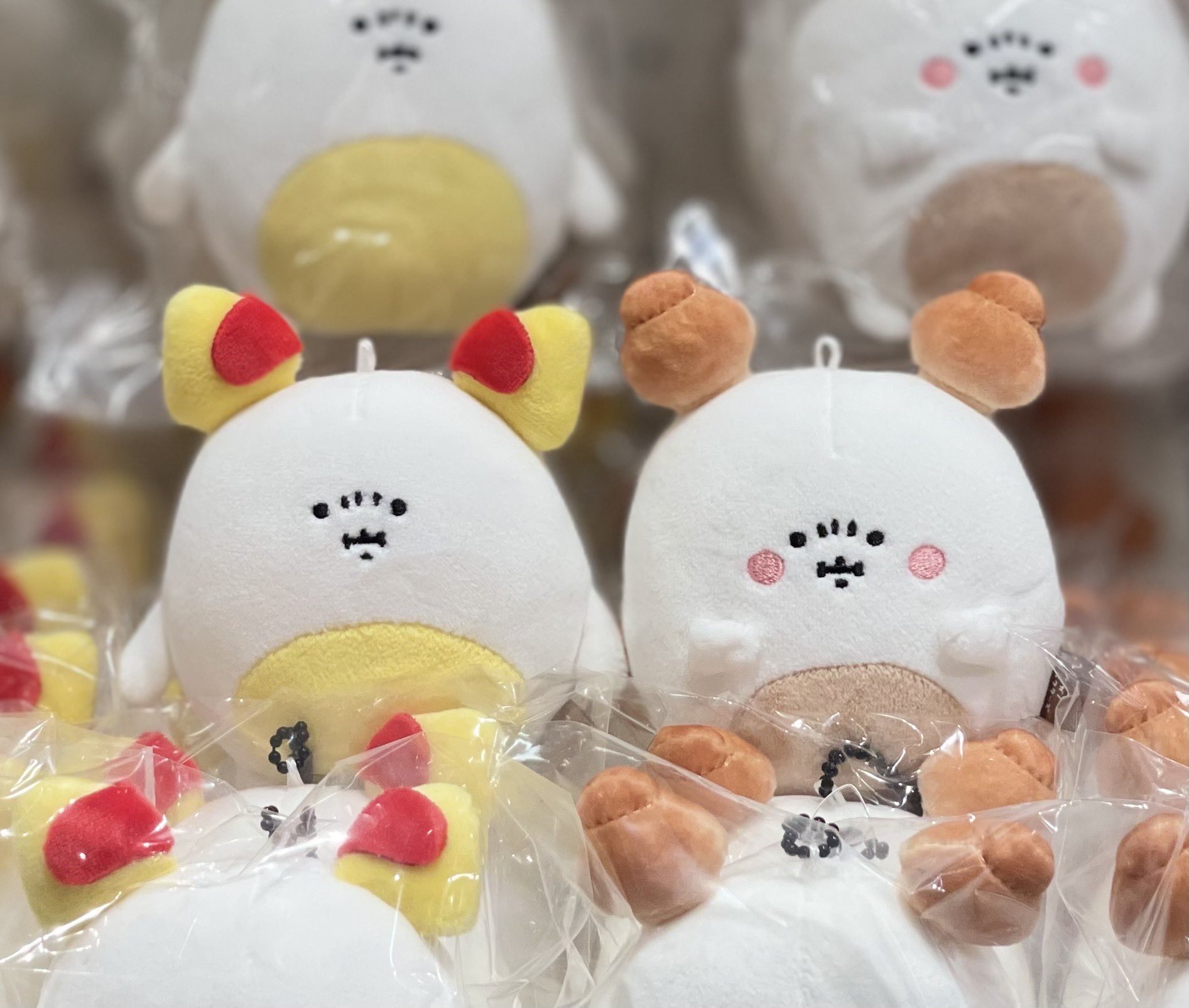 【お顔厳選】ナガノマーケット　オムレツ　パン マスコット お顔厳選 本日発送 ナガノマーケット オムレツ パン マスコット