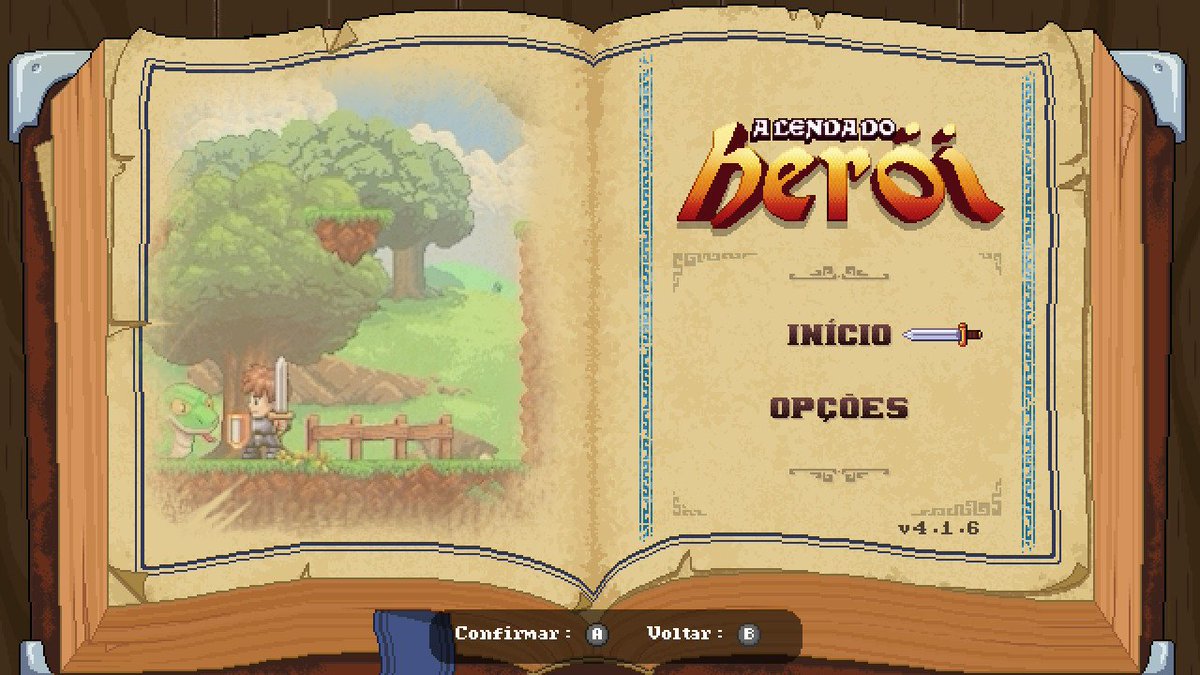 LeandroJKnopf's tweet image. 35 - A Lenda do Herói #Switch #Nintendo #GameBR 
8/10
É um game de plataforma anos 90 mas com a história cantada pelos @marcoscastro #CastroBrothers e ficou muito bom!
Game BR de alta qualidade.
Jogo sem muitas dificuldades!
@dumativa parabéns pelo game!