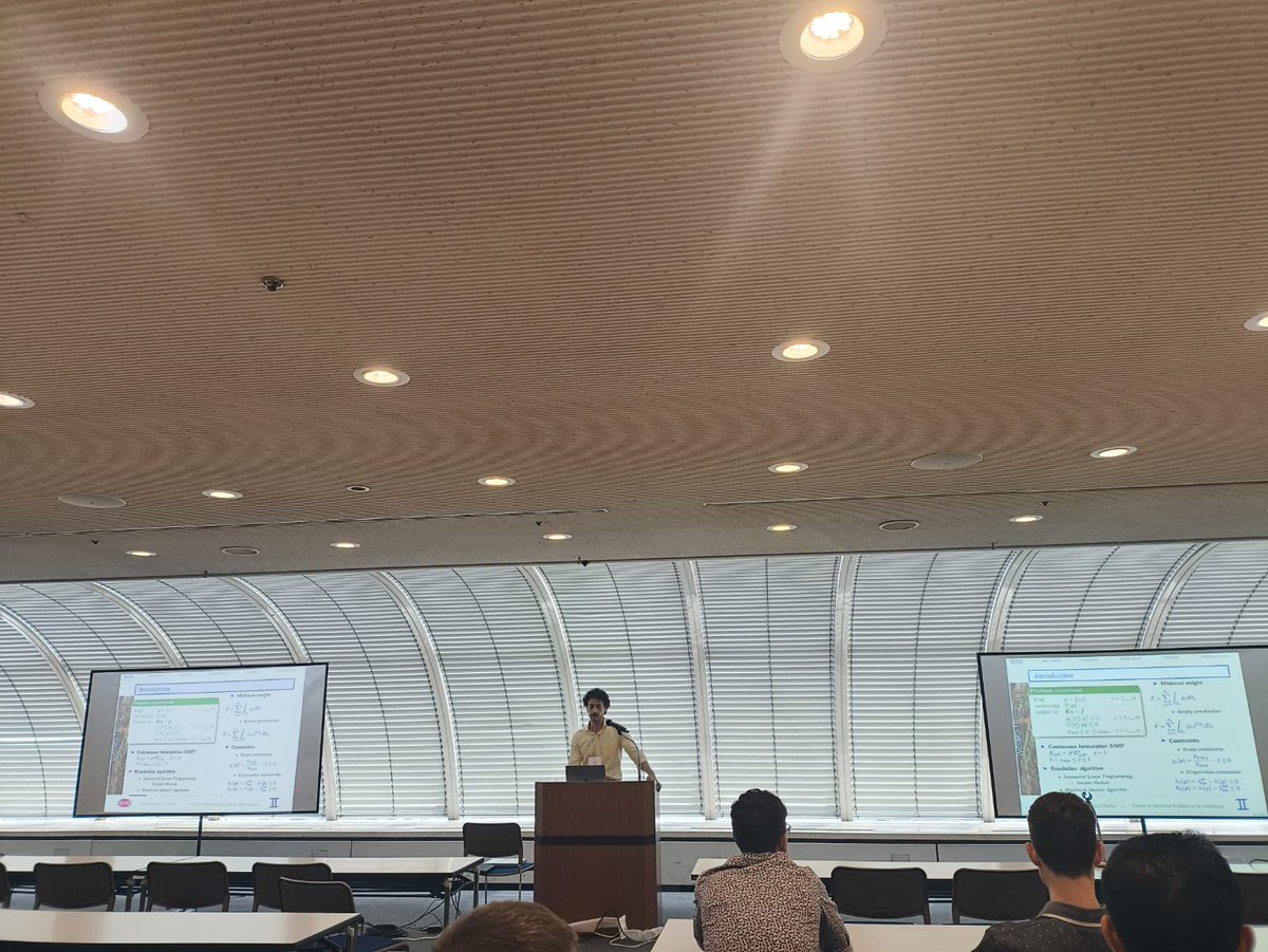 Nuestros compañeros <a href="/mrfurelos/">Martín Rey</a> y el profesor Iván Couceiro, presentaron los resultados de sus investigaciones en optimización estructural en el congreso #WCSMO2025 celebrado en Japón!!

Un magnífico trabajo, enhorabuena!!🎊 🖥️🌉