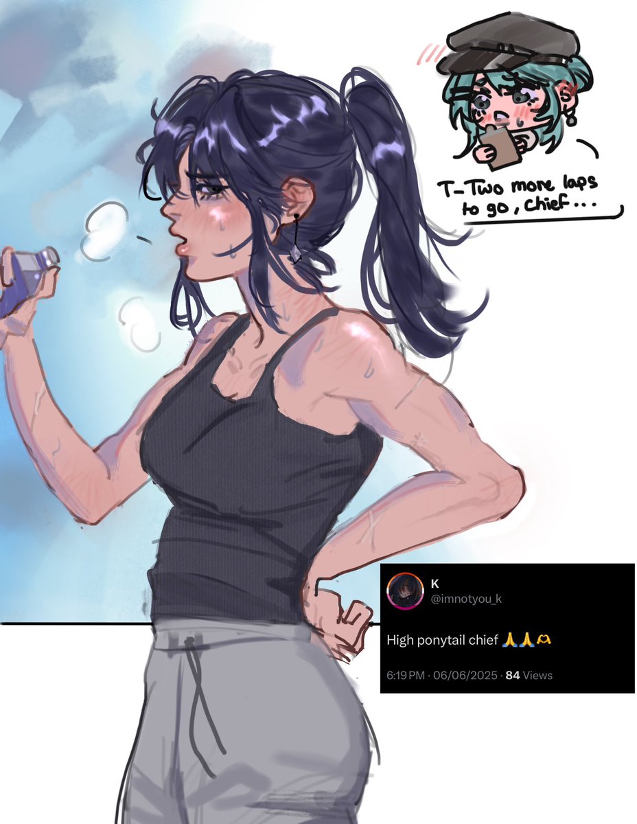 Anonydraw's tweet image. Idk why i kinda beefed her up cuz im a scrawny chief truther
#PathtoNowhere #무기미도 #无期迷途 #無期迷途