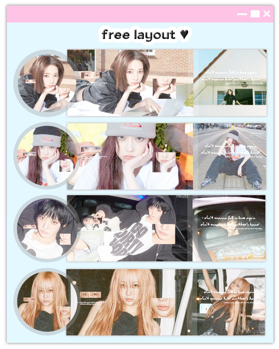 ( #zonauang ) | .. giveaway alert ♡
any interact are appreciated!

dalam rangka agar Riri lulus persyaratan ujian serta ujian nasional jurusan dengan nilai yang memuaskan — ada layout ready stock FREE untuk 4 orang beruntung ₍ᐢ. .ᐢ₎ ₊˚♡

𖹭 more details scroll down!