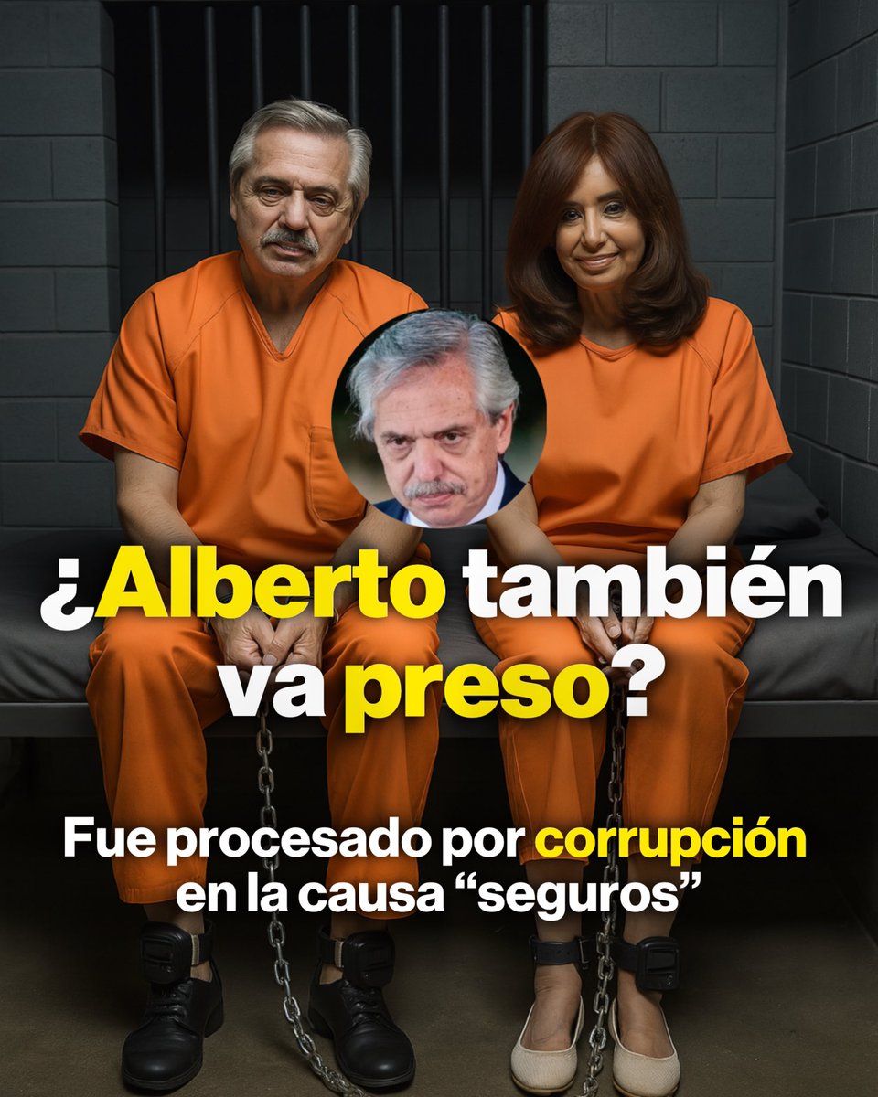 Alberto fue procesado por corrupción en la causa “seguros” y lo embargaron por 10 millones de dólares.

Ya es la segunda causa en la que está procesado e irá a Juicio incluyendo la causa por maltrato psicológico y físico contra su ex mujer.