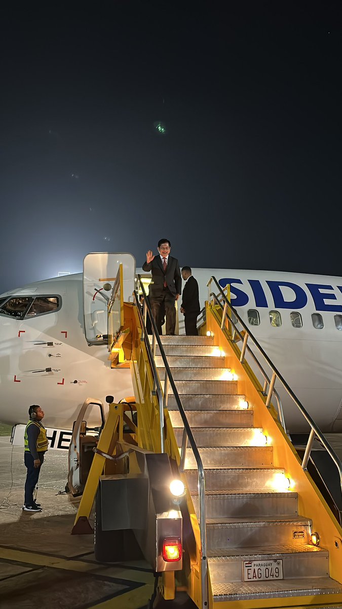 Bienvenido a la tierra guaraní, querido canciller de Taiwán, Lin Chia-lung.