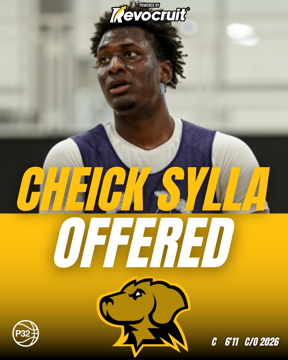 Class of 2026 6’11” center Cheick Sylla of Club New England in the P32 League has received an offer from UMBC. A towering presence with size, touch, and rim protection upside.