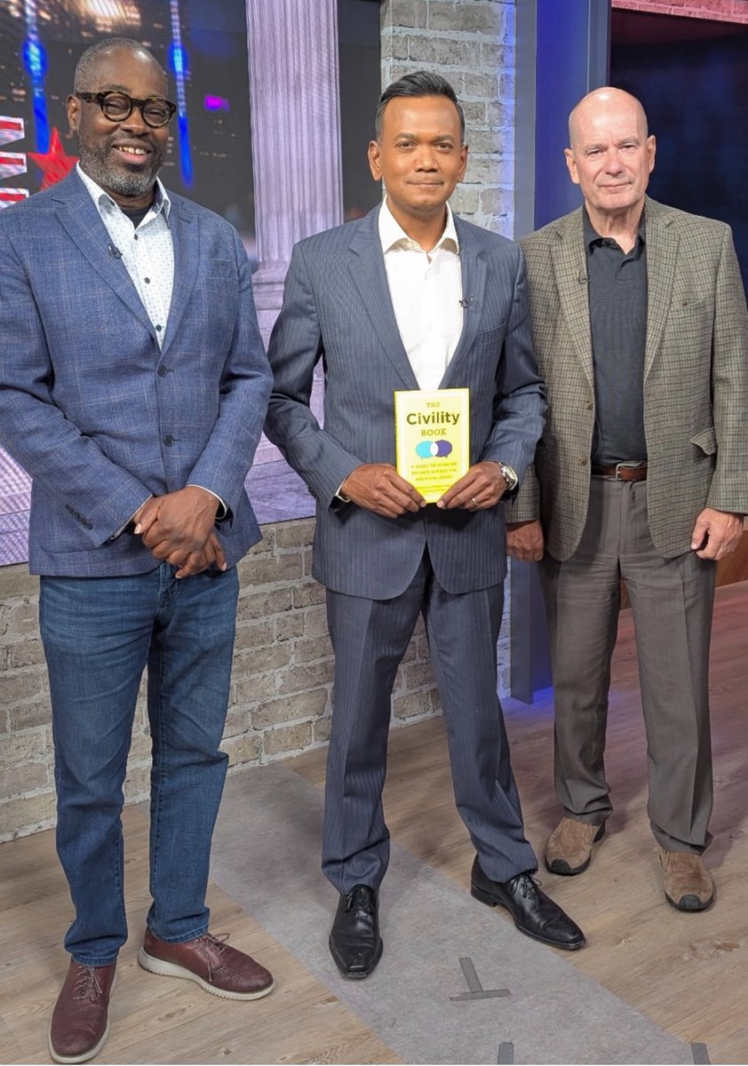 rooprajfox2's tweet image. How to maintain civility in the family, workplace and in life when your politics don’t match up with the people in your circles? Two media veterans who disagree on all things politics join together to write the book of civility. Excited to bring you the interview tonight on The…