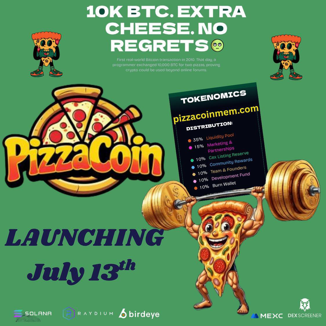 CryptoZykee's tweet image. Oven’s BLAZIN’ and $PZC is FRESH out the memelab! 🍕

We’re cookin’ up 5,000 FREE $PZC for the early fam — no cap, just crust.

The team’s been GRINDING non-stop behind the scenes. Smart devs, spicy memes.

Moon potential? Bet. 🌕

🔥 Get in or get rekt!

x.com/PizzAmemecoin10…